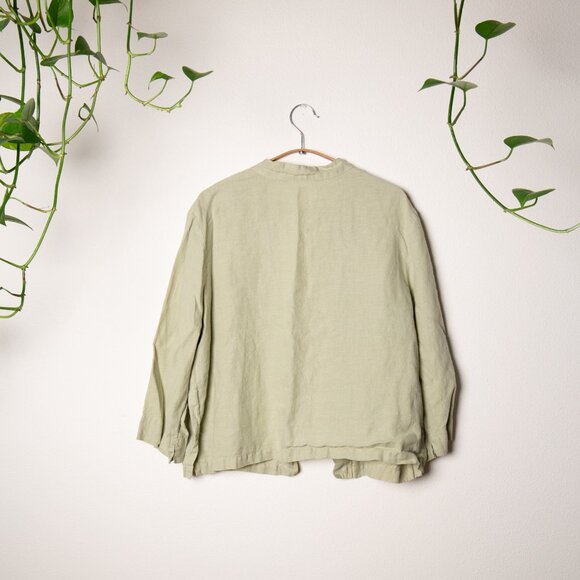 bryn Walker Button-Up, 100% Linen - Picture 4 of 5